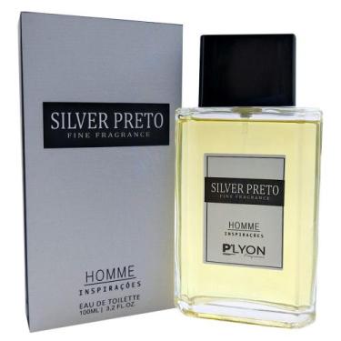 Imagem de Perfume Homme Premium Hp026 Silver Preto 100ml - P'lyon