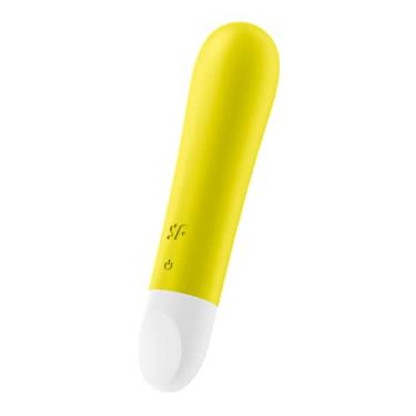 Imagem de Satisfyer Ultra Power Bullet 1 Vibrador de Bala - Estimulador do Clitóris, Massageador Pessoal, Ponta Arredondada - Portátil, À Prova d'Àgua, Recarregável, 10,5cm (Amarelo)