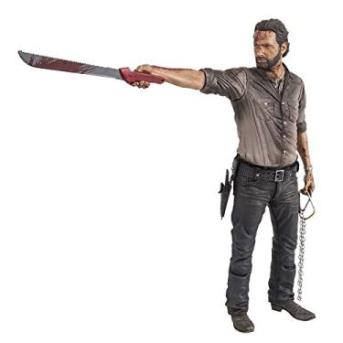Imagem de McFarlane Toys The Walking Dead TV 10" Rick Grimes Vigilante Edition Deluxe Figure