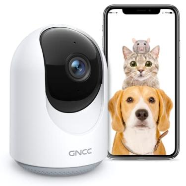 Imagem de Câmera de segurança WiFi 1080P, monitor GNCC P1 para bebês de interior / Home / Pet, Alertas inteligentes de rastreamento de movimento, Áudio bidirecional, suporte a Android e aplicativo de telefone IOS.