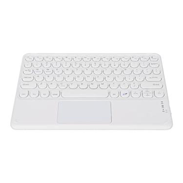Imagem de Teclado sem fio, ampliação de teclado de toque à prova d'água e poeira de 10 polegadas para smartphone Branco