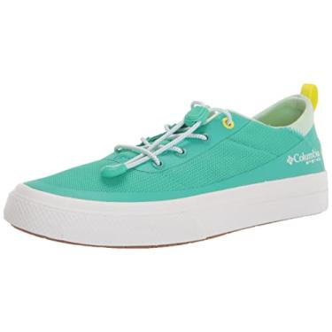 Imagem de Columbia Sapato náutico feminino Bonehead PFG, Turquesa elétrica/branco, 35
