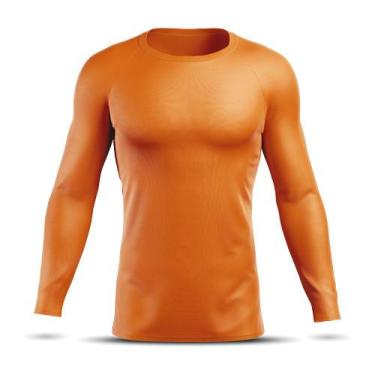 Imagem de Camiseta Térmica Segunda Pele Ad Store Dry Fit Laranja