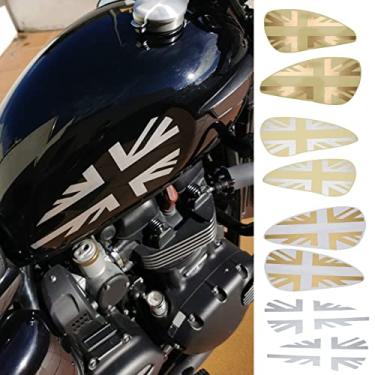 Imagem de FINMOKAL par adesivo de tanque de combustível joelheiras decalque lateral para T100 T120