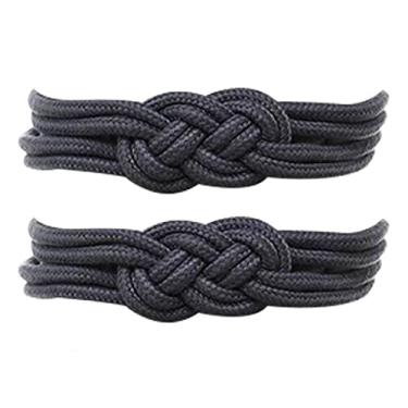 Imagem de 2 peças de retenção de cortina prático estilo chinês gravata de cortina resistente ao desgaste sem perfuração clipe de fivela de cortina, cinza escuro