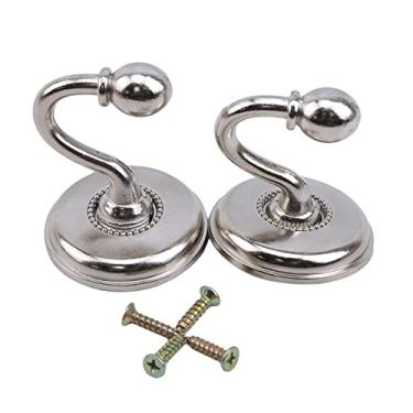 Imagem de 1 par ganchos de cortina de liga de zinco de metal retrô estilo europeu borla de parede prendedor de parede suporte de cortina acessório de suspensão, prata