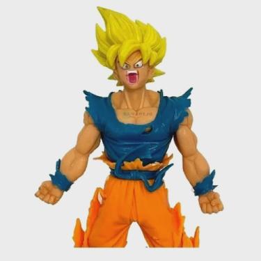 Kit 3 Bonecos Dragon Ball Z Goku Ssj, Goku Ssj Blue E Vegeta - Super Size  Figure Collection - Colecionáveis - Magazine Luiza