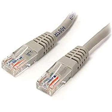 Imagem de StarTech. com Cabo Ethernet Cat5e - 3 m - Cinza - Cabo de Patch - Cabo Cat5e Moldado - Cabo de Rede - Cabo Ethernet - Cabo Cat 5e - 3 m (M45PATCH10GR)