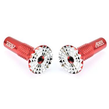 Imagem de Apex RC Products Red Aluminium Futaba / Spektrum DX6 DX6i DX7S DX8 DX9 / Taranis X9DRC Transmissor Gimbal Stick Ends #1711