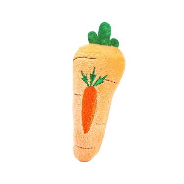 Imagem de Generic Brinquedos catnip para gatos Brinquedos interativos para gatos Pequenos animais Gat Brinquedos divertidos Travesseiros para gatos Pelúcia macia, cenoura