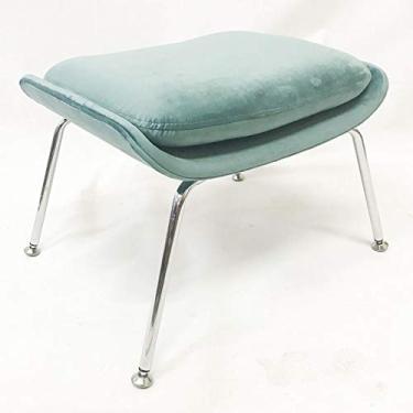 Imagem de Puff Womb Chair tecido veludo verde menta - Poltronas do Sul