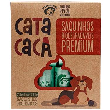 Imagem de Kit 20 Rolos de Sacolas Biodegradáveis Cata Caca