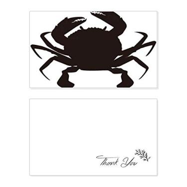 Imagem de Caranguejo preto padrão de caranguejo marítimo cartão de agradecimento aniversário aniversário saudação casamento agradecimento