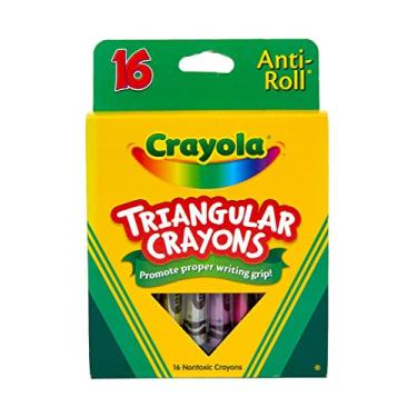 Imagem de Crayola Triangular Crayons, Toddler Crayons, Coloring Gift for Kids Assorted, 7/16 X 4 in