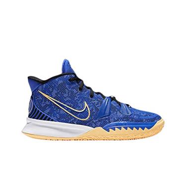 Imagem de Nike Tênis de basquete Kyrie 7 (GS) infantil, Hyper Royal/Preto/Branco/Hyper Royal, 6 Big Kid