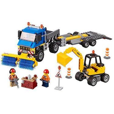 Imagem de Lego City Grandes Veículos Varredora & Escavadeira 60152 Buildin