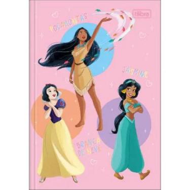 Imagem de Caderno Brochura Universitário Tilibra Princesas Disney C/ 80 Folhas