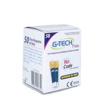 Imagem de Tiras Reagentes Para Medição De Glicose 50 Tiras Free 1 Gtech - G-Tech