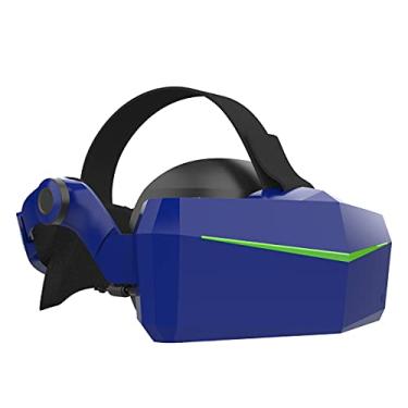 Imagem de Pimax Fone de ouvido Vision 5K Super VR com 200°FOV, resolução dupla de 2560 x 1440p, painéis de jogos com comutação rápida para PC VR Gamers, taxa de atualização de até 180 Hz, alimentação por USB, pulseira de áudio modular