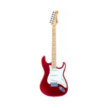 Imagem de Guitarra TAGIMA Strato 3S Escala Clara Escudo AWH TG-530 Metallic Red