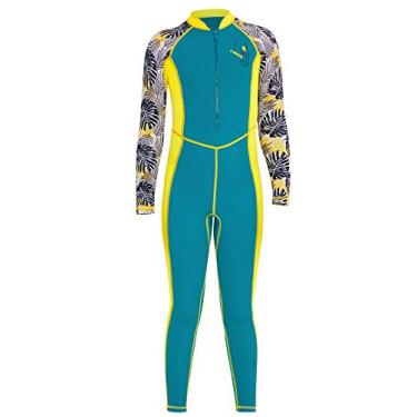 Imagem de Roupa de banho infantil para wakeboarding, roupa de mergulho com proteção contra erupção cutânea, secagem rápida, roupa térmica para surf, mergulho, caiaque, snorkeling