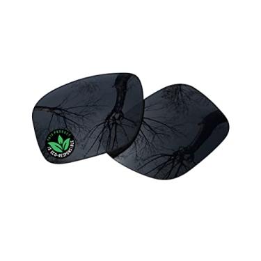 Imagem de Raydi Lentes de substituição de policarbonato para óculos de sol Oakley Holbrook XL OO9417 Square - Preto sólido - Polarizado