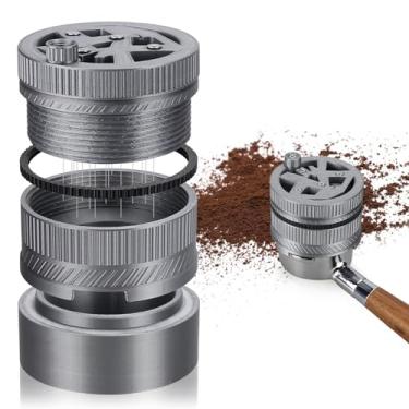 Imagem de WDT Tool - Distribuidor Espresso Spining Planetary Gear, 15 Agulhas de Altura Ajustável Versão Espresso Espresso Agitador para Cestas de Filtro Portafilter de 51 mm