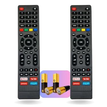 Imagem de Kit 02 Controle Remoto Para Smart TV Compatível com PHILCO LCD LED 4K Full HD