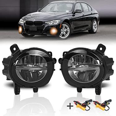 Imagem de AutoBeeDen Faróis de neblina para BMW (F30 F32 F33 F36, 230i 320i 328d 328i 330e 330i 335i 340i 428i 430i 435i 440i, 2 3 4 Series), 2012-2020, substituição de lâmpadas de neblina LED, 1 unidade ir, lâmpadas LED (Smoke)