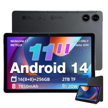 Imagem de AGM PAD P2 Tablet Android 14, tela IPS FHD de 11 polegadas, MTK G99, certificação Widevine L1, alto-falantes estéreo Quad Box, 7850mAh, 16(8+8) + 256GB [expansível até 2TB], GPS, bússola, OTG, WiFi