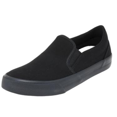 Imagem de Tênis Slip On Masculino Iate Casual com Elástico Plumax Sem Cadarço Preto 4002 (Preto, BR, Adulto, Numérico, 33)