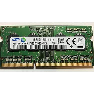 Imagem de Samsung Memória RAM 4 GB (1 x 4 GB) DDR3 PC3-12800,1600MHz, 204 PIN, SODIMM para laptops