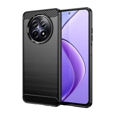 Imagem de Capas para Realme 12 5G.Caso básico,Botão de pressão flexível / 360 ° Proteção completa,Anti-fingerpirnts