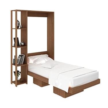 Imagem de Cama Articulada Solteiro para Colchão 88 x 188 cm Multimóveis Cr35033 Amendoa