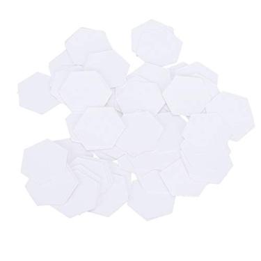Imagem de PatchWork 100 Unidades de Modelo de Modelo de Papel Hexagonal para Acolchoamento, Costura e Costura DIY, Ferramenta Artesanal de 22 Mm - Molde de Acolchoamento Fácil de Usar e