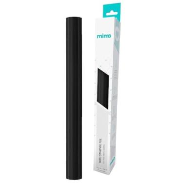 Imagem de Mimo – Foil Stamping Preto Gloss – 31x300cm – Acabamento Metalizado Brilhante para Hot Stamping e Personalização