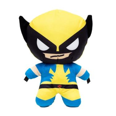 Imagem de Marvel Comics Brinquedo de pelúcia para cães grandes, médios e pequenos, X-Men Wolverine pose de corpo inteiro, 8,9 cm x 15,2 cm