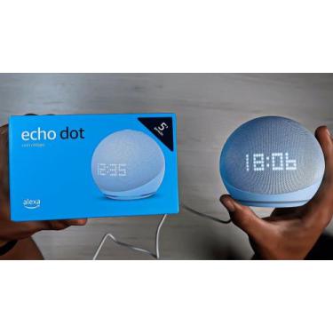 Imagem de Echo Dot (5 Geração) Com Relógio E Alexa Música, Informação E Casa Int