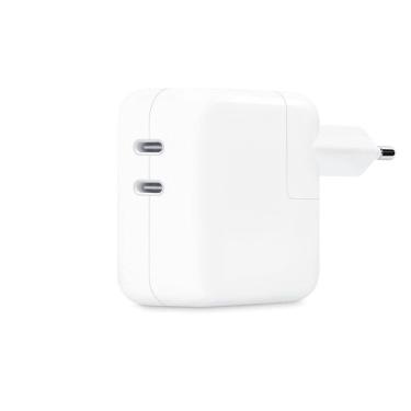 Imagem de Carregador iPhone, iPad, MacBook, Apple Watch, Apple Vision, AirPods, Apple 35W - USB-C- Duas Portas 