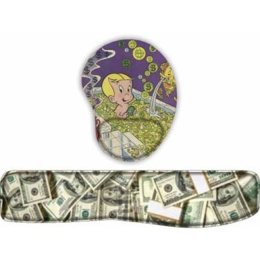 Imagem de KIT Mouse Pad + Apoio de teclado Imagens Riquinho - JDM