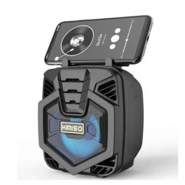 Imagem de Caixa Som Portátil Bluetooth 5.0 Kimiso Led C/NF