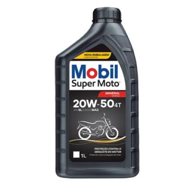 Imagem de Óleo 4tempo 20w-50  mobil mineral, Amarelo