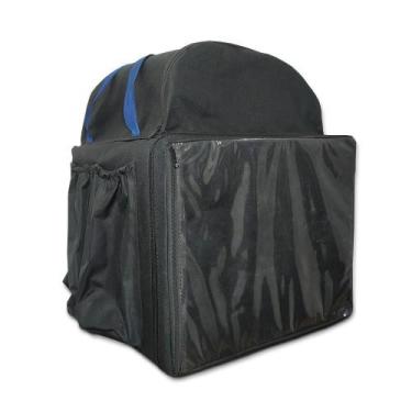 Imagem de Mochila Motoboy Aplicativo Entregadores Bag Com Isopor 45L - Mochila E
