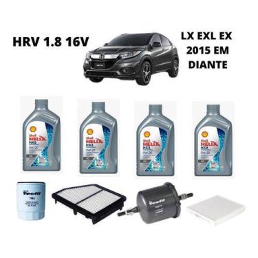 Imagem de Kit revisão troca de oleo hrv flex 1.8 2015 em diante - SHELL