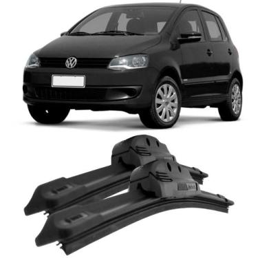 Imagem de Par Palhetas Limpador Parabrisa Fox 2009 a 2012 Original Bosch Aerofit