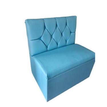 Imagem de Poltrona sofa infantil 1,30cm colorida com braços sku61 - O REI DAS PO