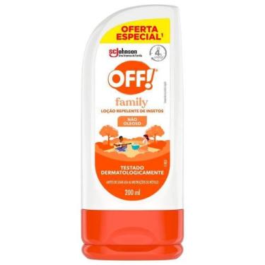 Imagem de Repelente de Insetos Off! Loção Family 200ml, Colorido, Original, 1 Un