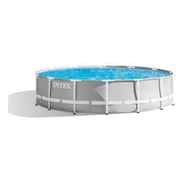 Imagem de Piscina C/ Bomba 220v Escada Capa 12.706l 107x427cm - Intex, Azul
