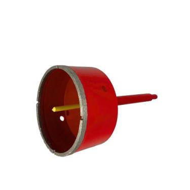 Imagem de Serra Copo Diamantada 100mm Porcelanato Piso Parede Concreto - tcrabra