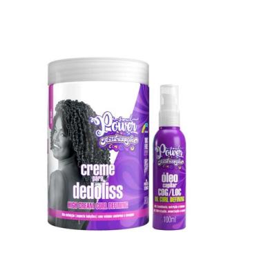 Imagem de Soul Power Texturizações Curl High Dedoliss 800ml + Óleo 100ml